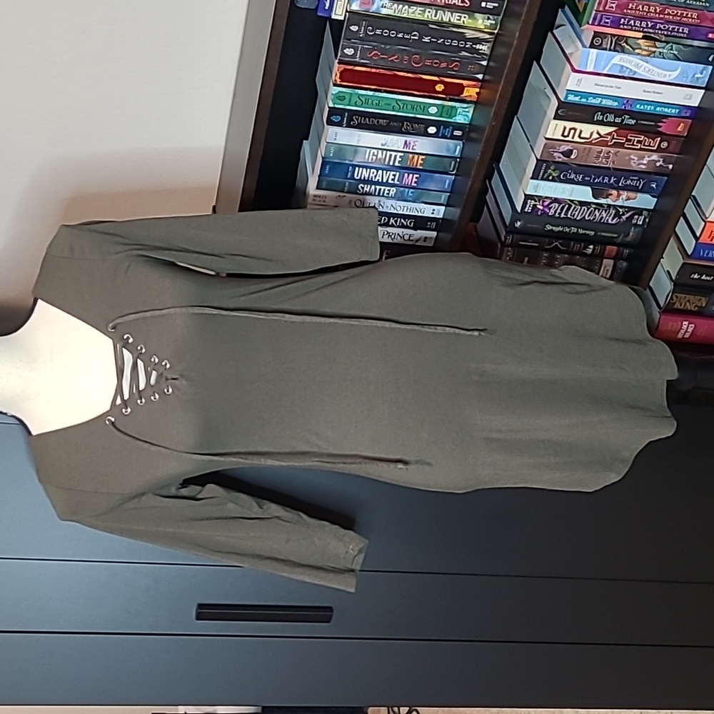Olive Green | Heart and Hips | Shirt-Dress | Womens